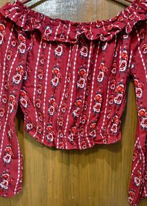 H&amp;M Off-Shoulder Top