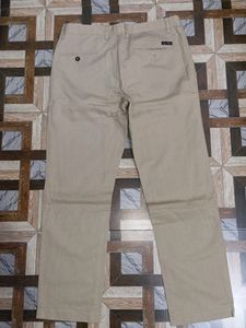 Khaki Color Jeans From Louis Philippe