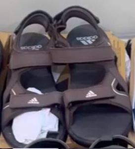 Adidas Brown Velcro Sandals
