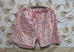 Pure Cotton Lounge Shorts For Women