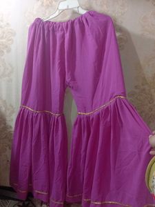 New Umbrella Plazo With Heavy Kameez And Dupatta