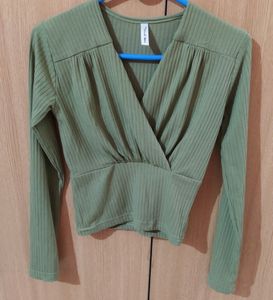 Olive Green Top