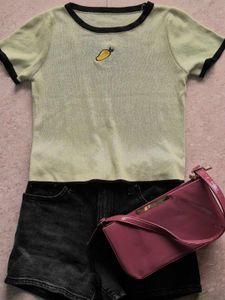 Pinteresty Cute Indie Core Mango Fruit Tee