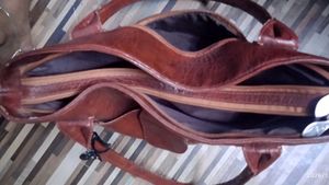 Brown Leather Tote Bag