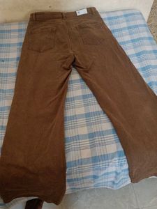 Brown Wide Leg Jeans