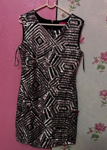 Sparkling Geometric Party Dress