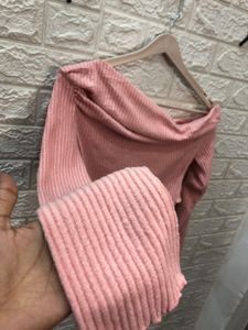 Pink full high quality Asymmetrical Top🌷🕸️🕷️