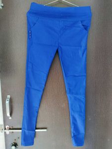 Blue Slim Stretchable Jeans
