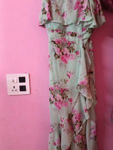 Floral Print Maxi Dress