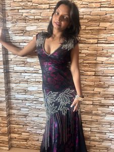 Stunning Beaded Evening Gown