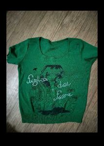 Green Graphic Tee