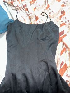 Black Slit Dress