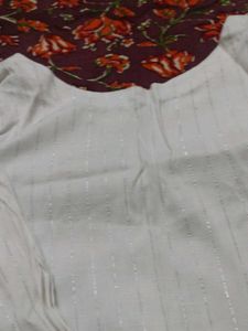Elegant White Kurti