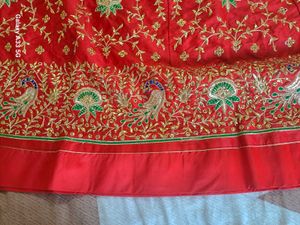 Red ( blood) Embroidered Heavy Poshak