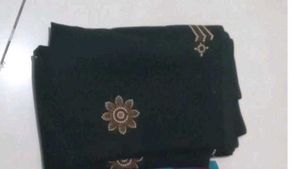 black saree