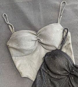 SILVER CORSET TOP