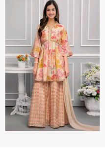 ❤️BRAND New Xomantic Multicolored Kurta Sharara Se