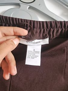 KOREAN BROWN FORMAL TROUSER