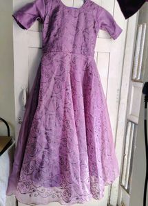 💜 women&#39;s Lavender full flair gown🔥 princess
