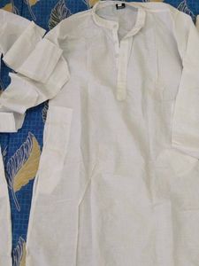 White Cotton Kurta  for Holi time masjid ,churc