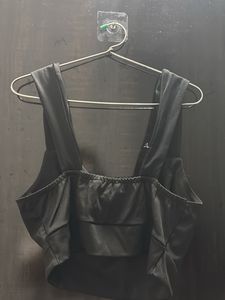Chic Black Crop Top