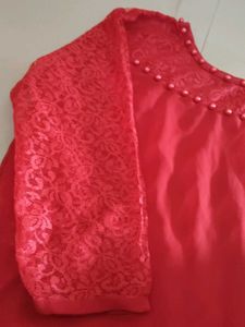 Elegant Red Blouse