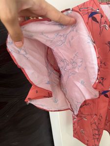Peach-coral Coloured Tunic Top