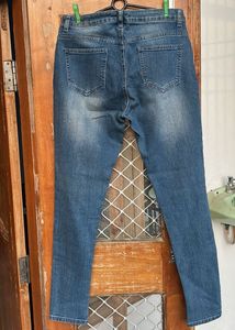 Distressed Denim Jeans