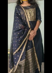 Dark Blue Kurti set