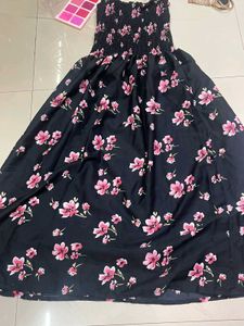 Floral Print Smocked Sundress