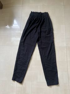 H&amp;M Black Paperbag Waist Pants