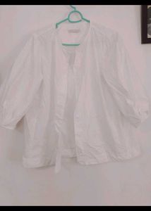 Yellow V-Neck Top with Ballerina
