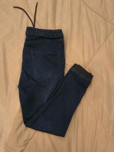 R&B Jogger-style denim pants