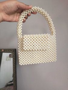 Pearl Bead Hand Clutch/ Bag