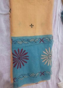 Kantha Work Kurta And Dupatta