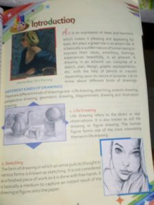 Junior Artist Drawing Book Class 8