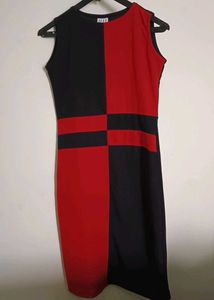 Chic Colorblock Bodycon Mini Dress