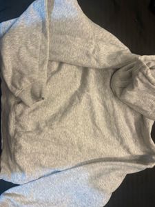 H&amp;M Grey Loose Fit Hoodie size