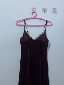 Maroon Night Dress