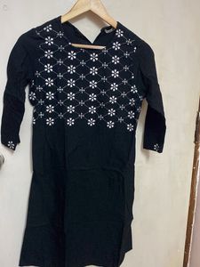Max Black Kurta