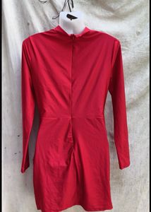 Fashion Nova Red Bodycon Dress