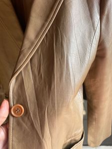 Vintage Leather Blazer