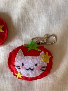 Cute handmade felt keychain 🫶🏻