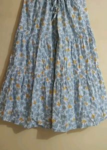 Printed Long Skirt