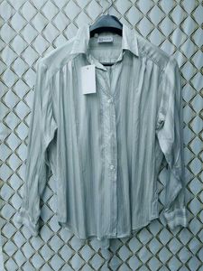 New With Tag Korean Striped Oversized Shirt