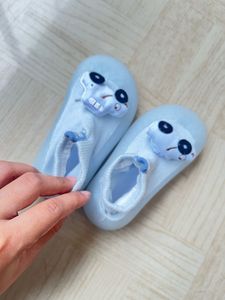 Silicone Blue Baby Shoes