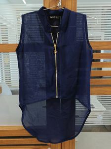 Blue Net Shrug