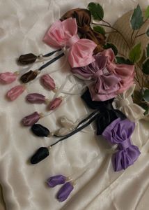 Tulip Triple Layer Bow Clips
