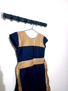 Elegant Blue &amp; Gold Dress