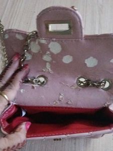 Used Cute Pink Clutch